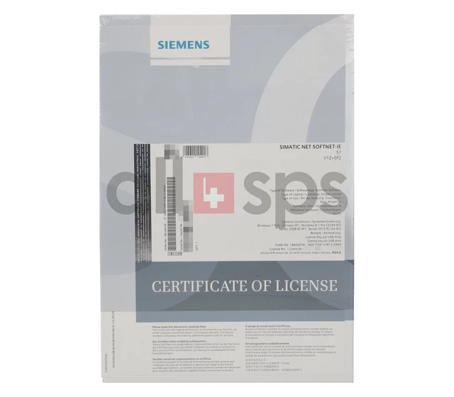Simatic Net Softnet-Ie S7 V12 Sp2 - 6Gk1704-1Cw12-0Aa0 (Ns)
