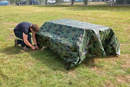 Silverline 488443 Bâche de camouflage 24 x 3 m
