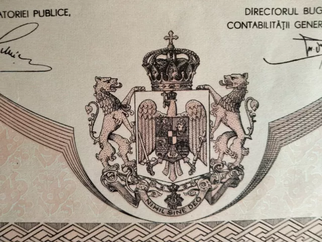 Rumänische Imprumutul Intern de Consolidare 2000 Lei 1935 - deko 3