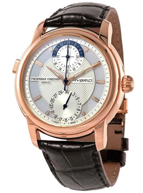 FR D RIQUE CONSTANT D HORLOGERIE Smartwatch or Rose Montre Homme
