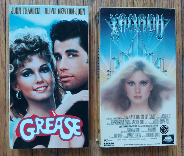 VHS XANADU GREASE Olivia Newton John John Travola EUR 7,34 PicClick IT