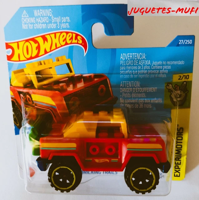 Hot Wheels 2022 Bricking Trails Bronco - Experimotors Series Red Edition
