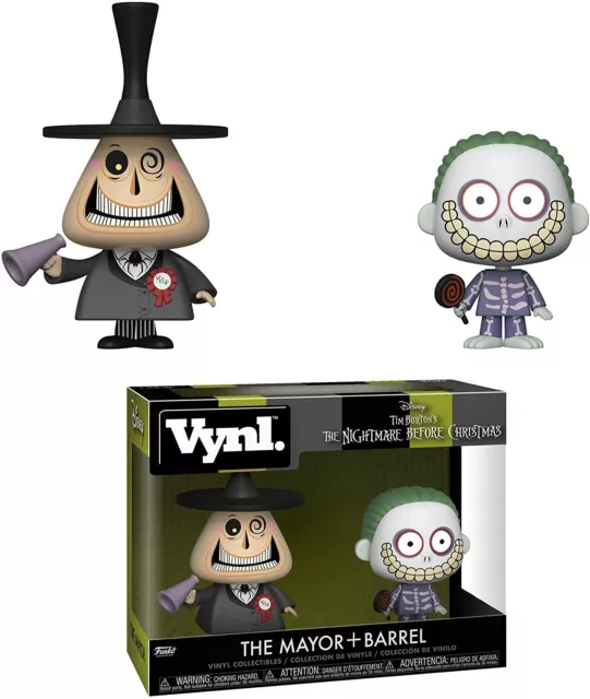Funko Vynl - Disney: Mayor + Barrel, The Nightmare before Christmas