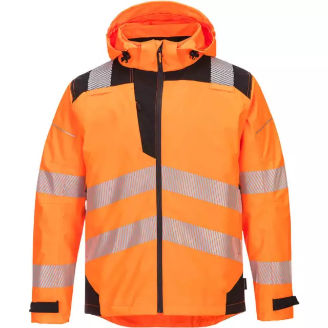 Portwest PW36 Extreme Rain Jacket Orange / Black S