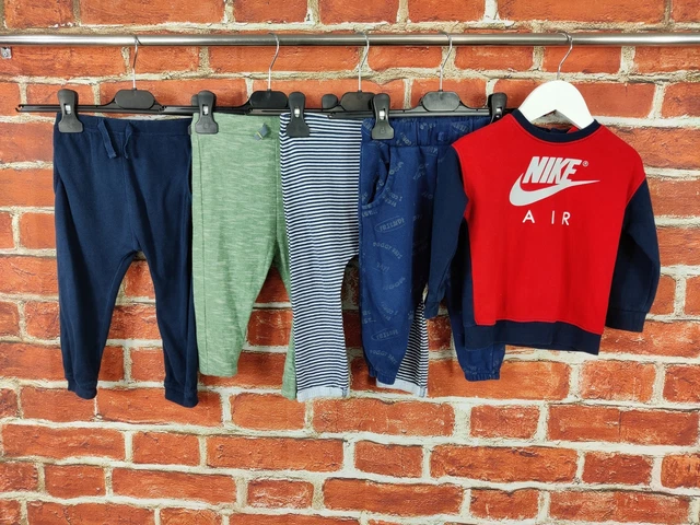 Baby Boys Bundle Age 12-18 Months Zara Nike M&S Etc Leggings Sweatshirt Top 86Cm