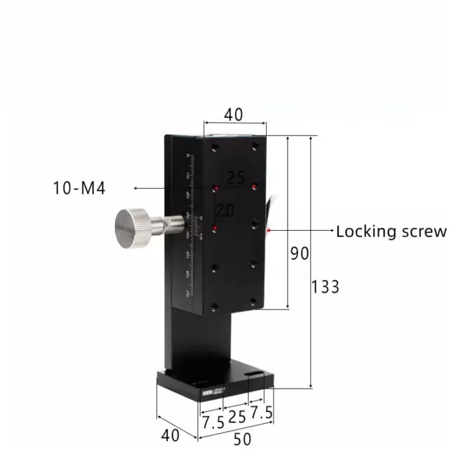 CNC X-axis gear dovetail groove manual Mobile slide LWZ4090 Slide table