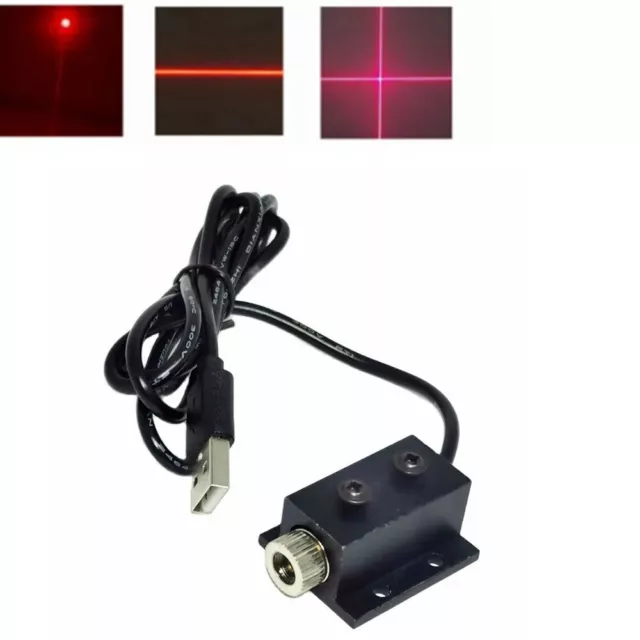 Focusable 638/650/515/450nm Red Green Blue RGB Laser Diode Module Line/Cross/Dot 2