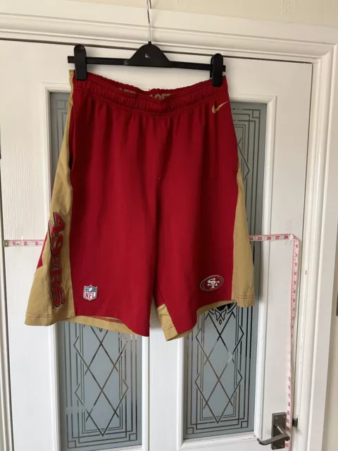 San Francisco 49ers Nike DriFit Casual Shorts Size Medium
