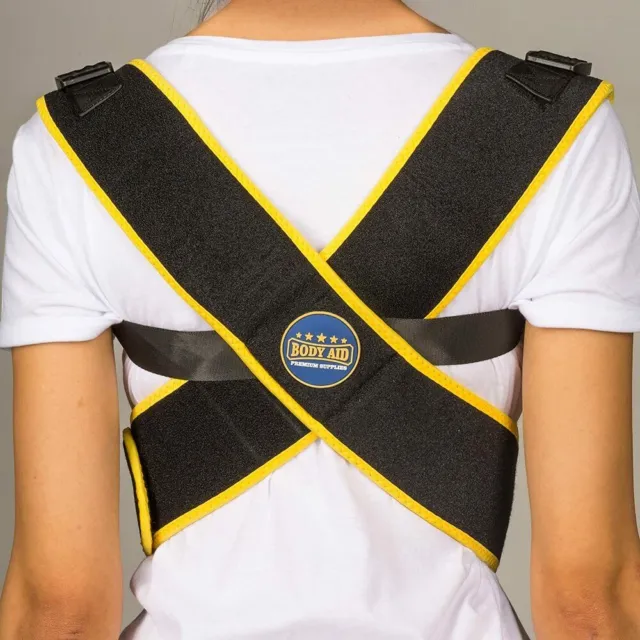 Corrector de postura ajustable soporte para el hombro trasero cinturón de soporte correcto para hombres y mujeres