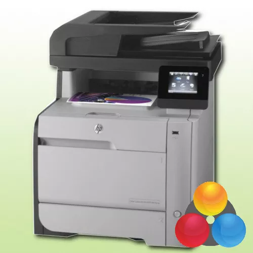 HP Color LaserJet Pro MFP M476dn Kopierer A4 Toner Sw NEU 84.862 Blatt gedruckt