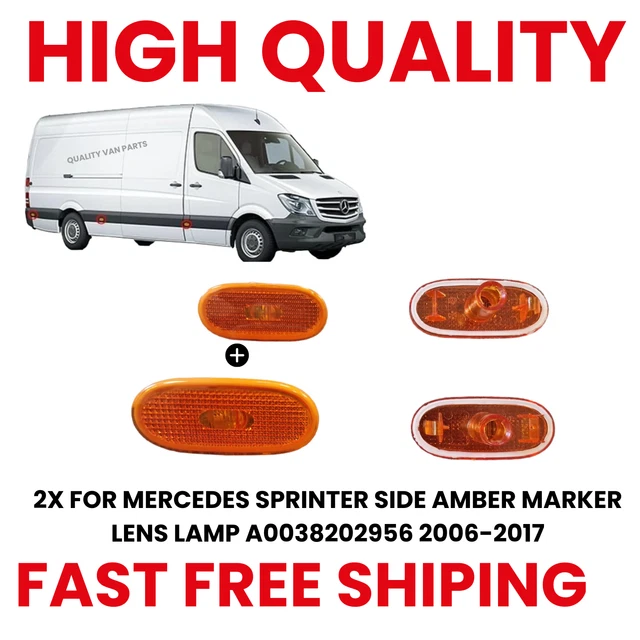 Robust Car Parts Side Marker Lamp – Amber For Mercedes Sprinter 2006-2017