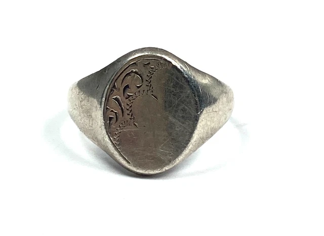 Genuine Silver 925 Fully Hallmarked Signet Ring PH2916