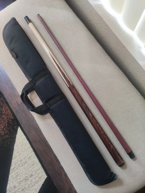Schmelke Sneaky Pete Break Cue - Purpleheart Break Shaft - Soft case Schmelke Sneaky Pete Break Cue - Purpleheart Break Shaft - Soft case