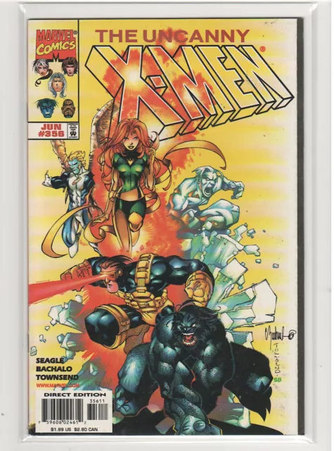 Uncanny X-men #356 Chris Bachalo Cyclops Beast Iceman Angel Phoenix 9.4