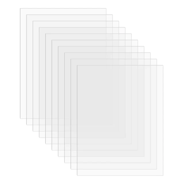 Acrylic Sheet Clear Plexiglass 5” x 7” 0.04” Thick (1mm) Pack of 10 ...