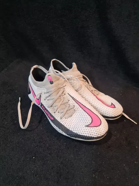 Nike Phantom GT Fußballschuhe in weiß/pink - Gr.5
