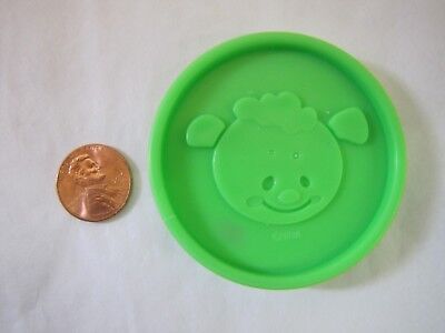 Fisher Price GREEN SHEEP COIN Replacement 2.25" LAUGH & LEARN PIGGY BANK MUSICAL