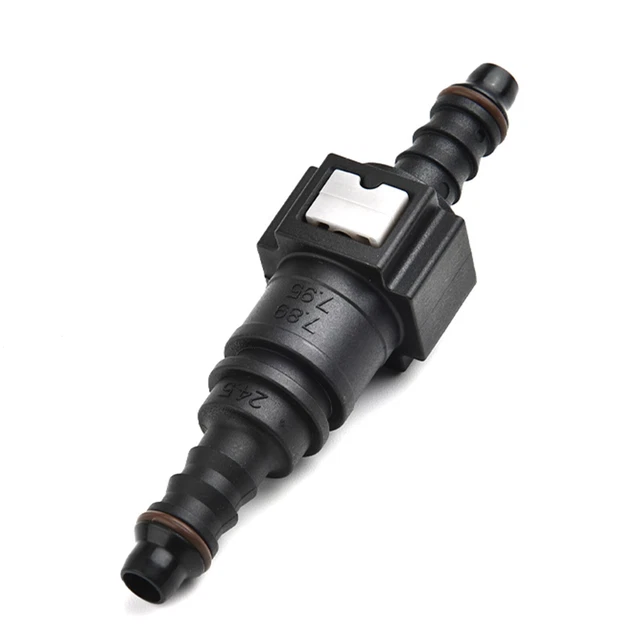 X AUTOHAUX Lot De 10 Connecteurs Rapides Mâles 9.49mm Pour Tuyau Carburant - Libération Rapide Voiture Et Moto