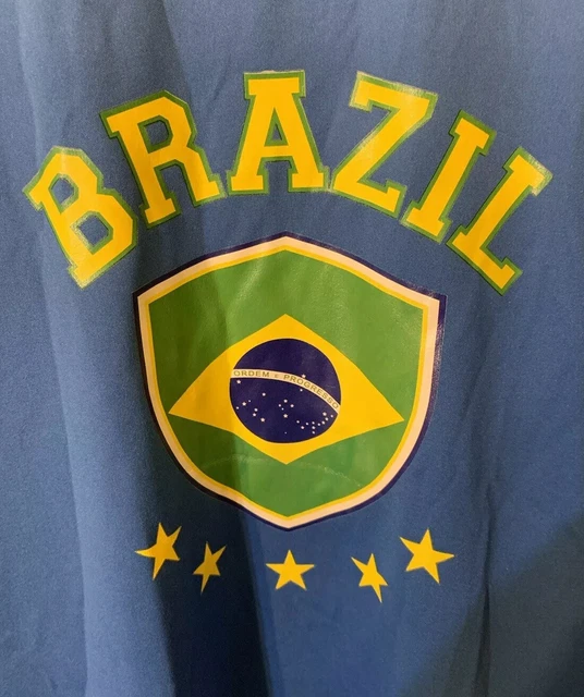 Maillot De Football GOL Brésil #10 - Jaune/vert - Polyester - Taille M - Occasion