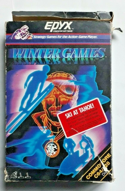 Jeu Winter Games (Epyx) – Disquette Amstrad CPC 664/6128 – Testé