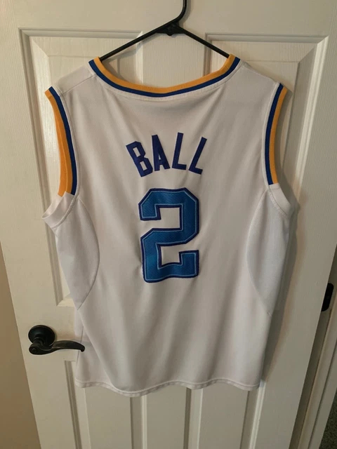 Lakers Lonzo Ball Jersey XXL Length +2 NBA Swingman NWT Black Hollywood  Nights