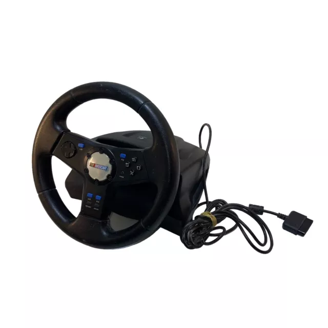 Volante Logitech Nascar Racing Wheel Ps2 Usado Sem Pedal - Escorrega o Preço