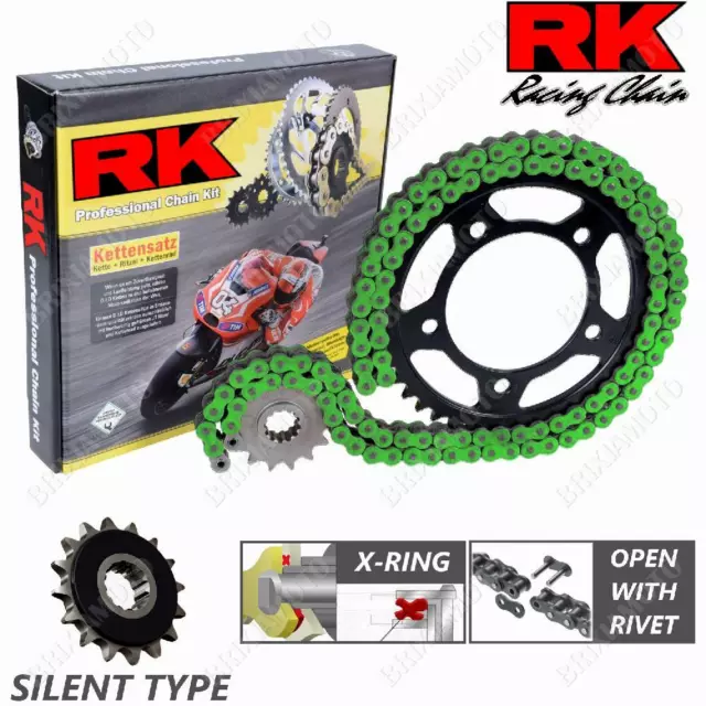 Set Transmission Silent RK 525XSO15-45GRR Cagiva 650 Raptor 2005-2008