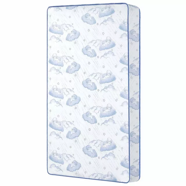 Dream On Me Sweet Dreams 6” 88 Coil Spring Crib and Toddler Bed Mattress