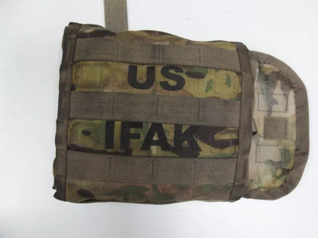US Military Issue Army SEKRI Multicam MOLLE IFAK II Case First Aid Pouch