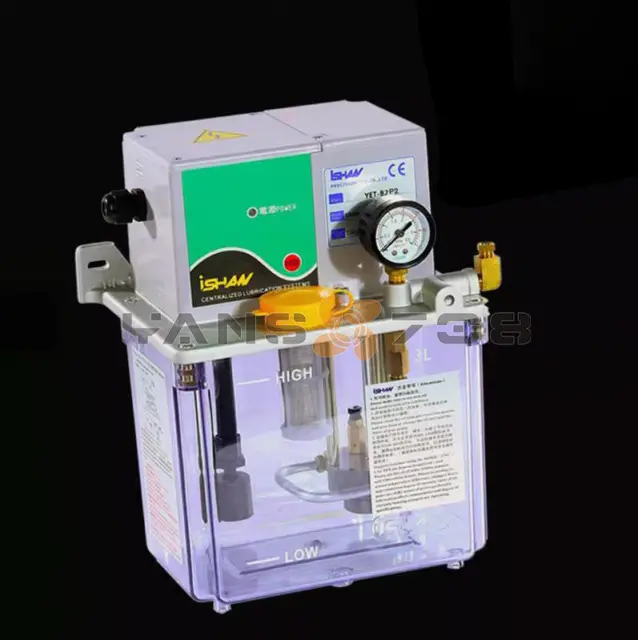 ISHAN YET-B2P2-3L-110V Pompa olio lubrificante per macchina iniezione olio elettrica