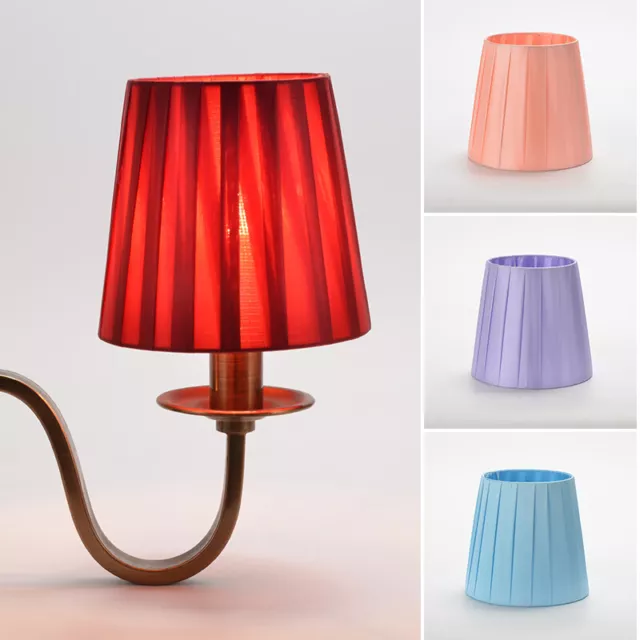 Creative Lamp Shade Clip On Bulb Fabric Lampshade For Table Chandelier Wall Lamp