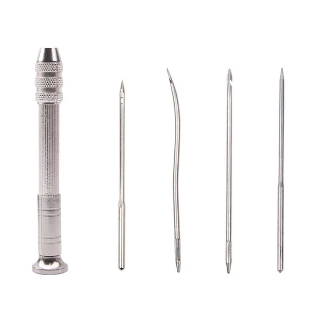 DIY Shoes Repair Tool Replaceable Curved Needle  Sewing Leathercraft