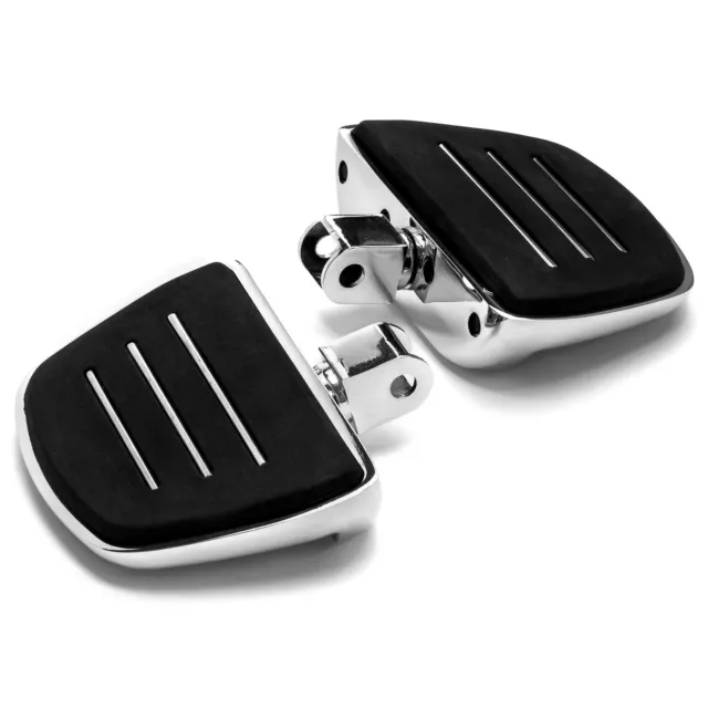 Chrome Motorcycle Mini Floor Boards Left & Right for Honda Shadow 1999-2019