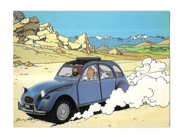 Carte De Vœux Tim & Struppi (Tintin) – Piotr Szut – Série 12 – Moulinsart 1972 – Édition Limitée