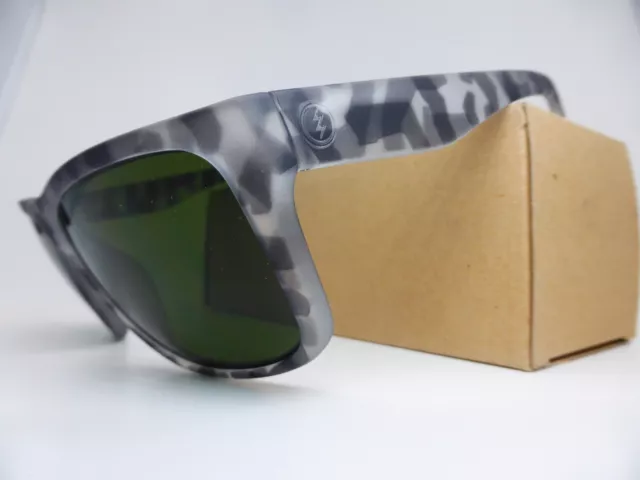 Electric SWINGARM XL Sunglasses Stone Tort - OHM Grey/Green Lens - Made in Italy
