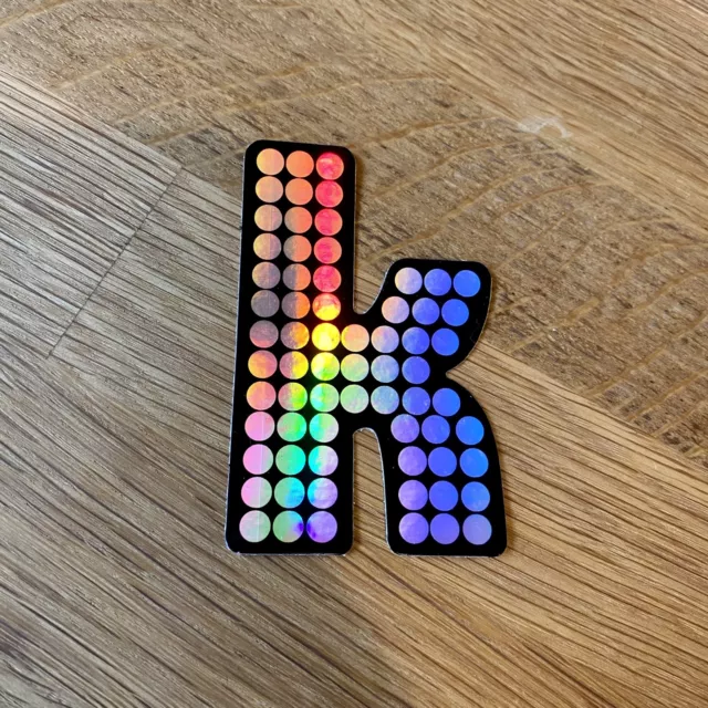 The Killers K Holographic Vinyl Sticker