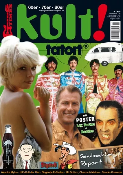 GoodTimes kult #3 (1-2010) 60er 70er 80er Beatles Tatort, Lex Barker, Lucky Luke