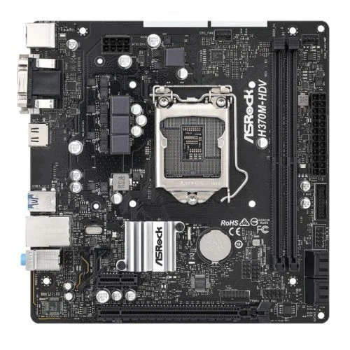 ASROCK H370M-HDV INTEL H370 1151 Micro Atx 2 Ddr4 Vga Dvi Hdmi £65.85 ...
