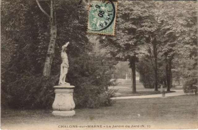 CPA CHALONS-sur-MARNE-le-JARDin du Jard (126059)