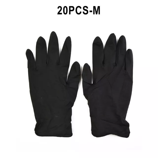 Gants en nitrile r��sistant �� l'huile 20 pi��ces gants flexibles pour l'industr