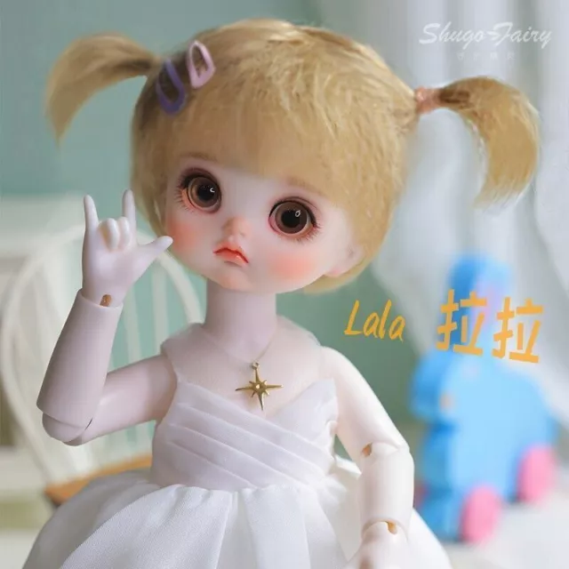 1/6 BJD Doll Face Makeup Eyes Wig Hair FULL SET Ball Jointed Girl XMAS GIFT Toys