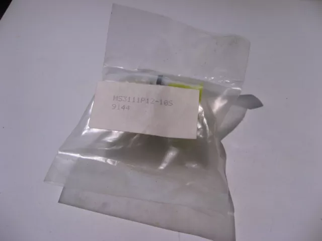 MILITARY Bendix MS3111P12-10S CONNECTOR 10 PIN Solder Cup Contacts - NOS