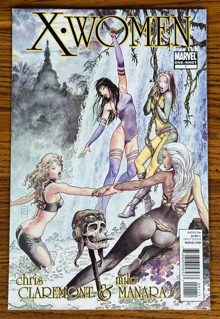 X-WOMEN #1 Milo Manara Cover 2010 Marvel Comics One Shot GGA Good Girl Art