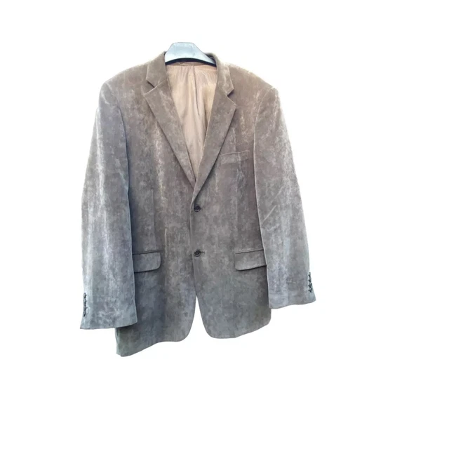 THOMAS NASH BROWN Velvety Jacket Mens Size 42R Great Condition 11.99 PicClick UK