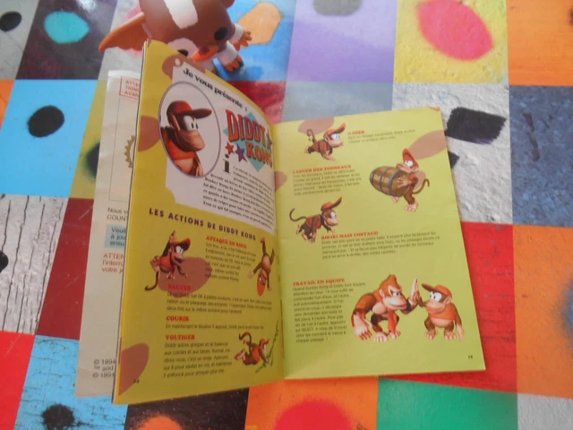 -- _ MoDE D'EMPLoI  _  DONKEY KONG COUNTRY  ~ FAH ~ NINTENDO 1994  ** - 2