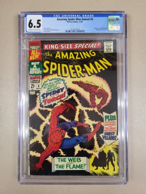 Amazing Spider-Man Annual Vol 1 #4 Nov 1967 Illustrated Marvel Comic 6.5 CGC