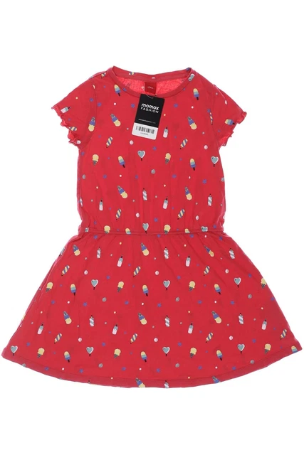 s. Oliver abito ragazza abito da donna taglia EU 128 cotone, rosso moda #cxu4b48