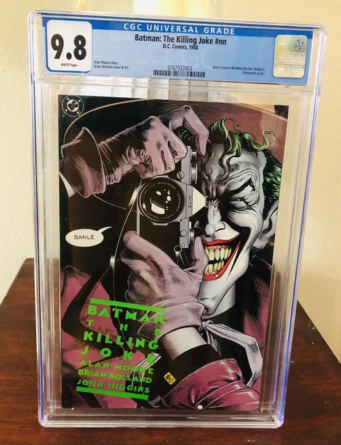 Batman: The Killing Joke #nn CGC 9.8 (1988) Origin of Joker 1st Print!