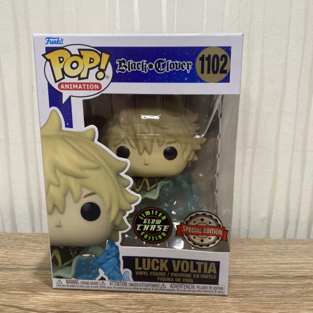 Funko Pop - Black Clover "Luck Voltia 1102" Chase Gitd Special Edition