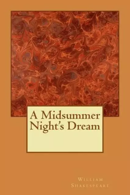 A MIDSUMMER NIGHT'S Dream by William Shakespeare (English) Paperback ...